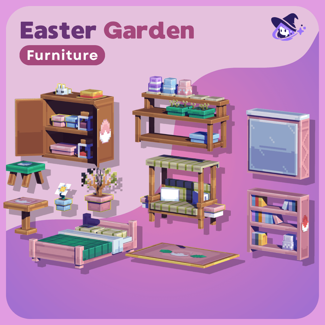 Furniture |Easter Garden [Dyeable]