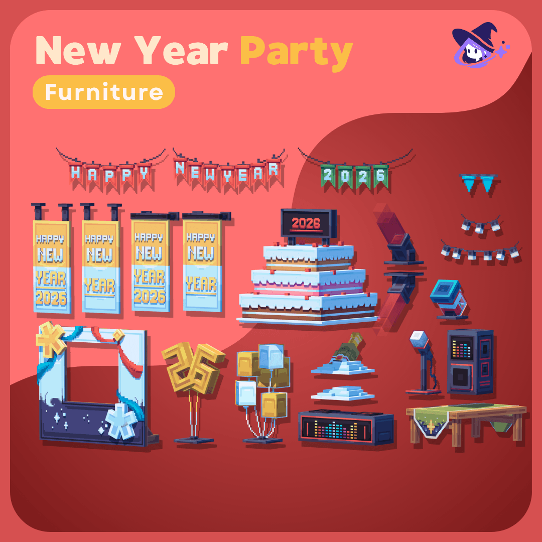 Furniture |New Year Party [Dyeable]