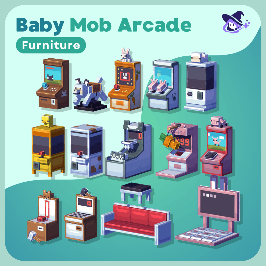 Furniture |Baby Mob Arcade [Dyeable]