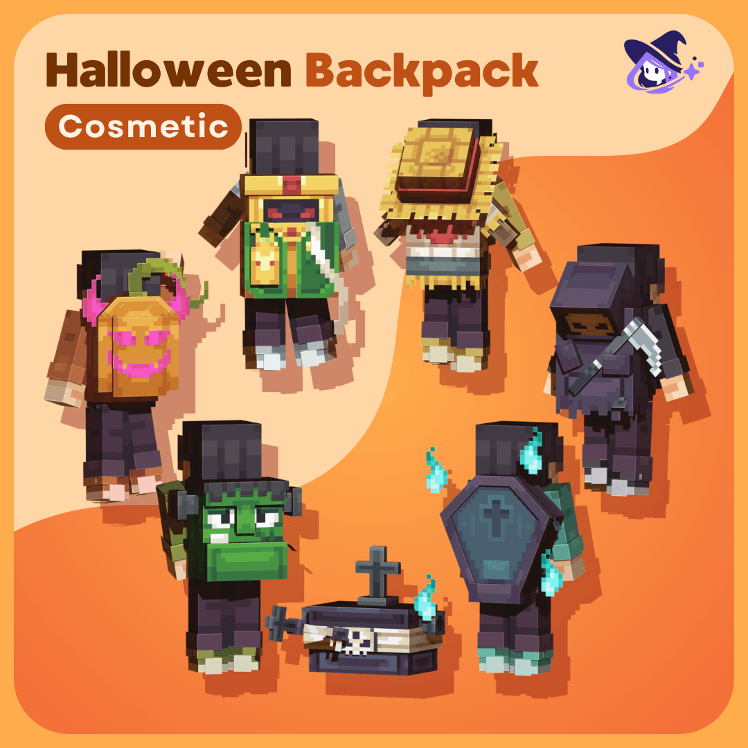 Cosmetics |Halloween Backpack [Dyeable+Crate]