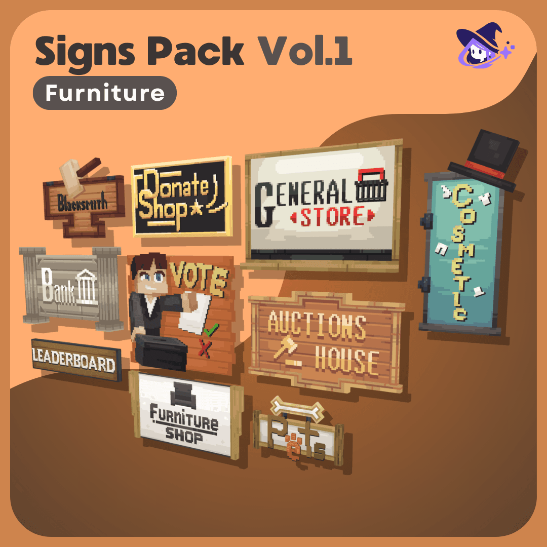 Furniture |Signs Pack Vol.1